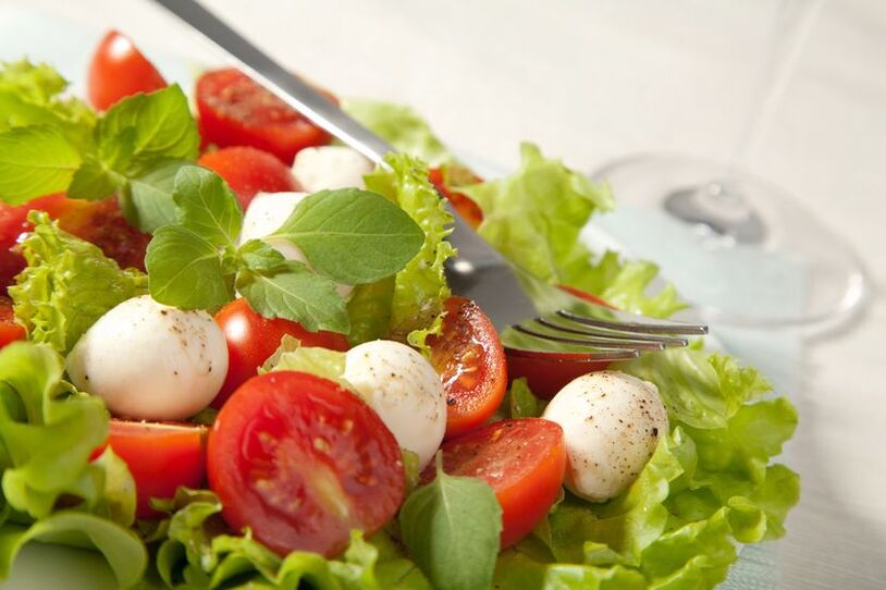 salada de vegetais para a dieta ducan