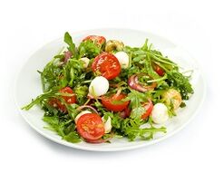 salada de legumes para perda de peso por semana durante 7 kg